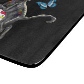 死んだネコの砂糖スカルと蝶の日 カッティングボード (角)