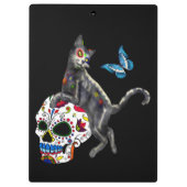 死んだネコの砂糖スカルと蝶の日 クリップボード (裏面)