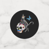 死んだネコの砂糖スカルと蝶の日 コンフェッティ (スモール正面)