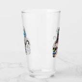 死んだネコの砂糖スカルと蝶の日 タンブラーグラス (左)