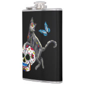 死んだネコの砂糖スカルと蝶の日 フラスク (左)