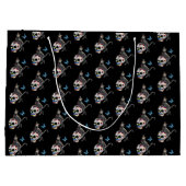 死んだネコの砂糖スカルと蝶の日 ラージペーパーバッグ (裏面)