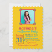 死んだハロウィーンの誕生日パーティーの日 招待状 (正面)