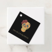 死んだハロウィーンゴシック砂糖スカル フェイバータグ (インサイチュ)