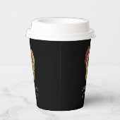 死んだハロウィーンゴシック砂糖スカル 紙コップ (右)