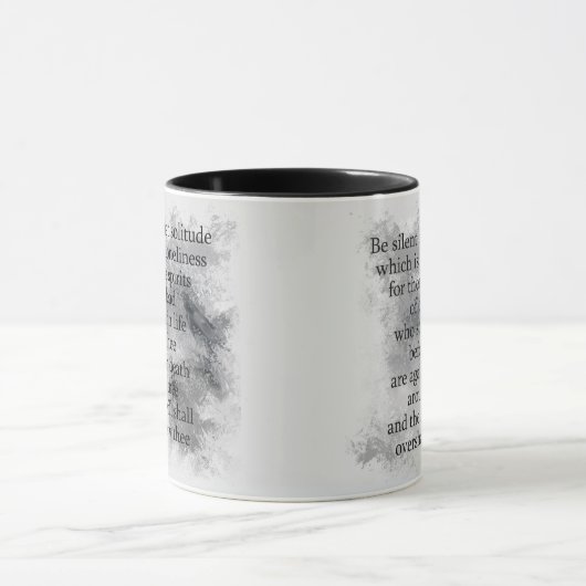 死んだハロウィーン詩のエドガー・アラン・ポーのスピリッツ マグカップ (中央)