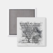 死んだハロウィーン詩のエドガー・アラン・ポーのスピリッツ マグネット (正面/裏面)