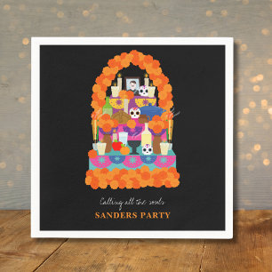 死んだハローウィンパーティ スタンダードカクテルナプキン