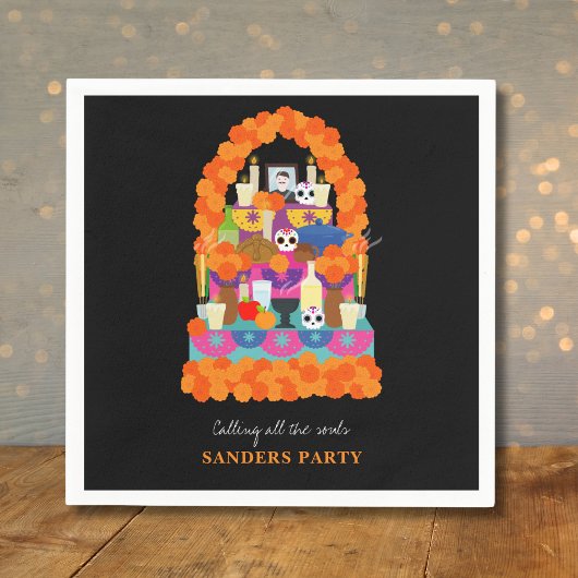 死んだハローウィンパーティ スタンダードカクテルナプキン