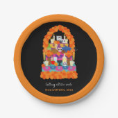 死んだハローウィンパーティ ペーパープレート (正面)