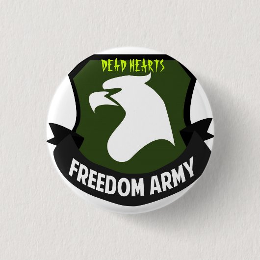 死んだハート小説ボタン 缶バッジ (正面)