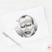 死んだバブゾンビアートの日 ラウンドシール (封筒)