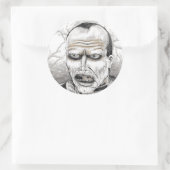 死んだバブゾンビアートの日 ラウンドシール (バッグ)