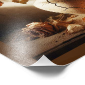 死んだバラ花瓶のヴィンテージスタイル静止画 フォトプリント            (角)