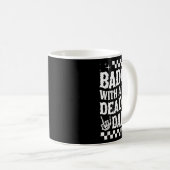 死んだパパとバディ死んだパパクラブおもしろいDark コーヒーマグカップ (正面右)