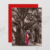 死んだパーティーの招待のDIA DE LOS MUERTOS DAY 招待状 (正面/裏面)