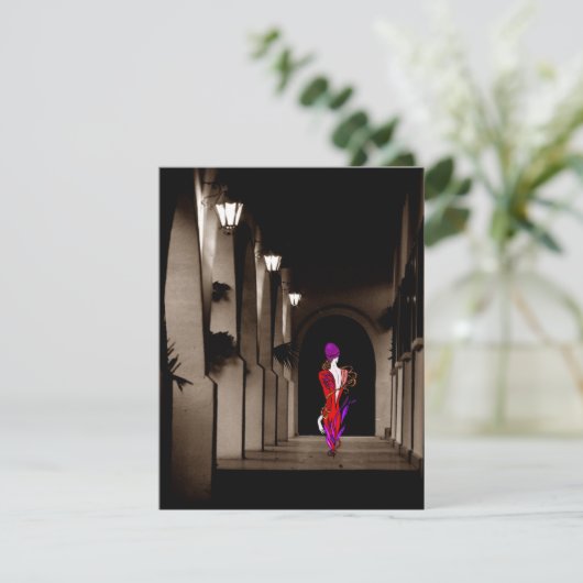 死んだパーティーの招待のDIA DE LOS MUERTOS DAY 招待状 (スタンド正面)