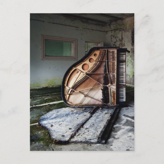 死んだピアノ ポストカード (正面)