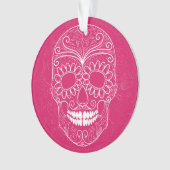 死んだピンクのスカルの日 オーナメント (正面)