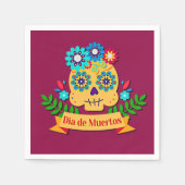 死んだピンクの女性の日 – 家族の子供のために スタンダードカクテルナプキン (正面)