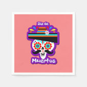 死んだピンクの女性の日 – 家族の子供のために スタンダードカクテルナプキン (正面)