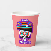 死んだピンクの女性の日 – 家族の子供のために 紙コップ (正面)