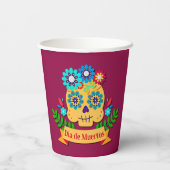 死んだピンクの女性の日 – 家族の子供のために 紙コップ (裏面)
