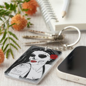 死んだピンナップ キーホルダー (正面右)