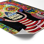 死んだフライダとスケルトンフクロウの日 ポスター (角)