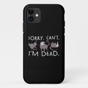 死んだフリするポッサムが面白すぎる オポッサムの偽死 T iPhone 11 ケース