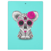 死んだベビーのコアラのピンク日 クリップボード (裏面)