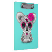 死んだベビーのコアラのピンク日 クリップボード (右)