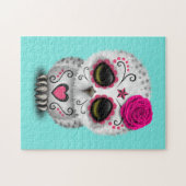 死んだベビーのフクロウのピンク日 ジグソーパズル (横)