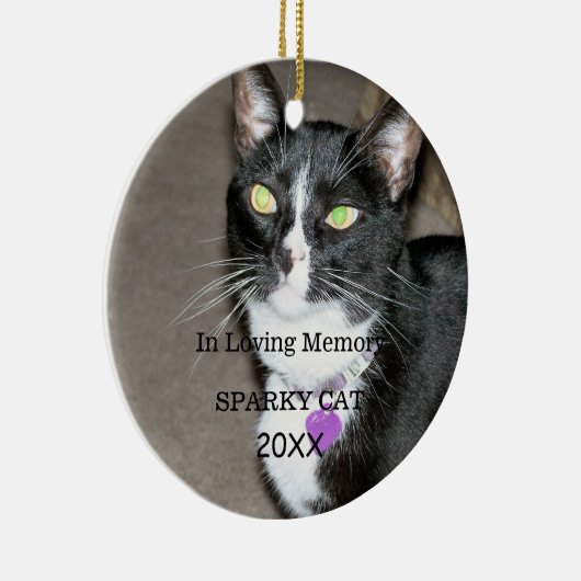 死んだペット記念物 セラミックオーナメント (右)