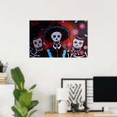 死んだポスターのtres mariachis day ポスター (ホームオフィス)