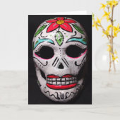 死んだマスクカードの花日 カード (黄色い花)