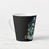 死んだマーメイドのサンダー_コーブ カフェラテマグ (左アングル)