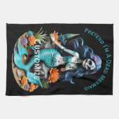 死んだマーメイドのサンダー_コーブ キッチンタオル (横)