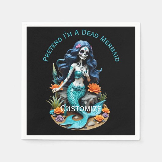 死んだマーメイドのサンダー_コーブ スタンダードカクテルナプキン (正面)
