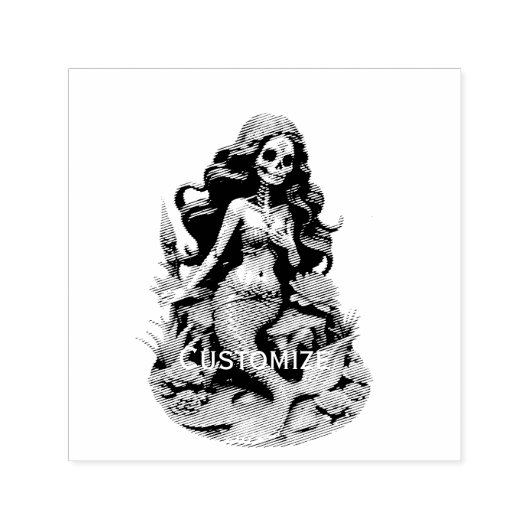 死んだマーメイドのサンダー_コーブ セルフインキングスタンプ (デザイン)