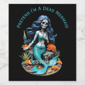 死んだマーメイドのサンダー_コーブ ワインラベル (シングルラベル)