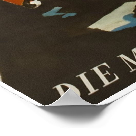 死んだミネルレヒステ・デ・シュウィズのバーデン ポスター (角)