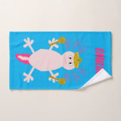 死んだメキシコのアクソロトル名前をカスタムするの日 ハンドタオル (ハンドタオル)