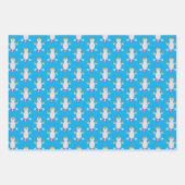 死んだメキシコのアクソロトル誕生日のカスタム日 ラッピングペーパーシート (正面)