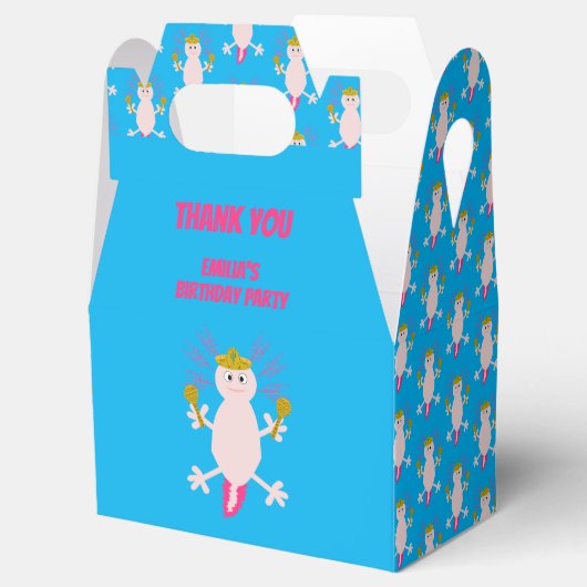 死んだメキシコのアクソロトル誕生日パーティーFavの日 フェイバーボックス (オープン)