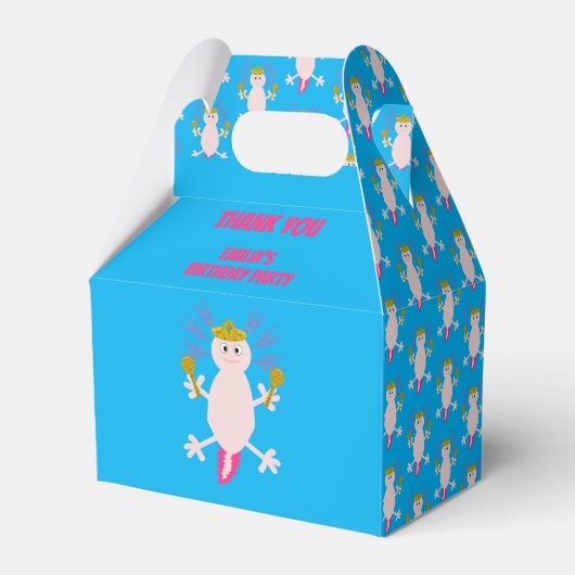 死んだメキシコのアクソロトル誕生日パーティーFavの日 フェイバーボックス (正面サイド)