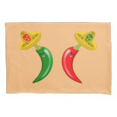 死んだメキシコのチリの両面パターンの日 枕カバー (正面)