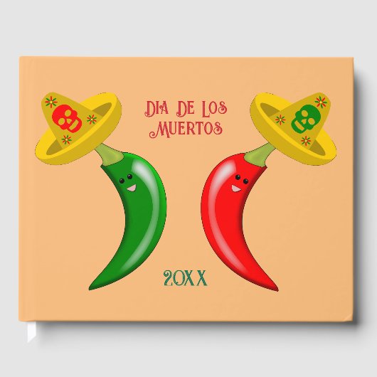 死んだメキシコのチリカスタムの日 ゲストブック (正面)