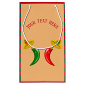 死んだメキシコのチリカスタムの日 スモールペーパーバッグ (裏面)