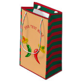 死んだメキシコのチリカスタムの日 スモールペーパーバッグ (裏面アングル)